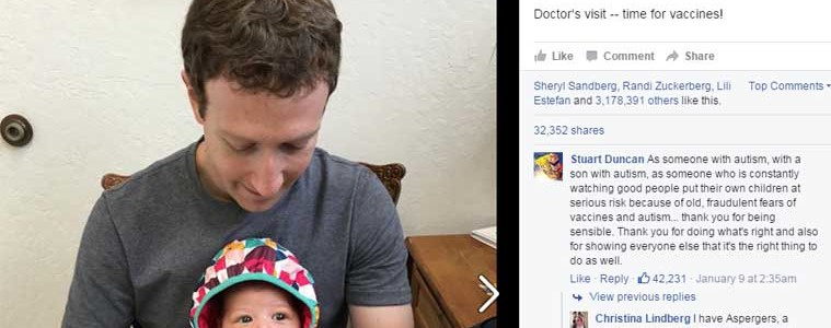 mark zuckerberg vaccine public relations